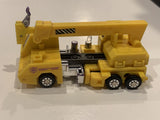 Yellow Transformer Crane Hasbro Toy Car Vehicle