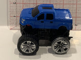 Blue Lifted Pickup Truck Racer Toy Car Vehicle