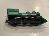 Green Silver Santa Train Engine Toy Car Vehicle