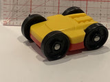 Red Yellow Reversible Racer Toy Car Vehicle