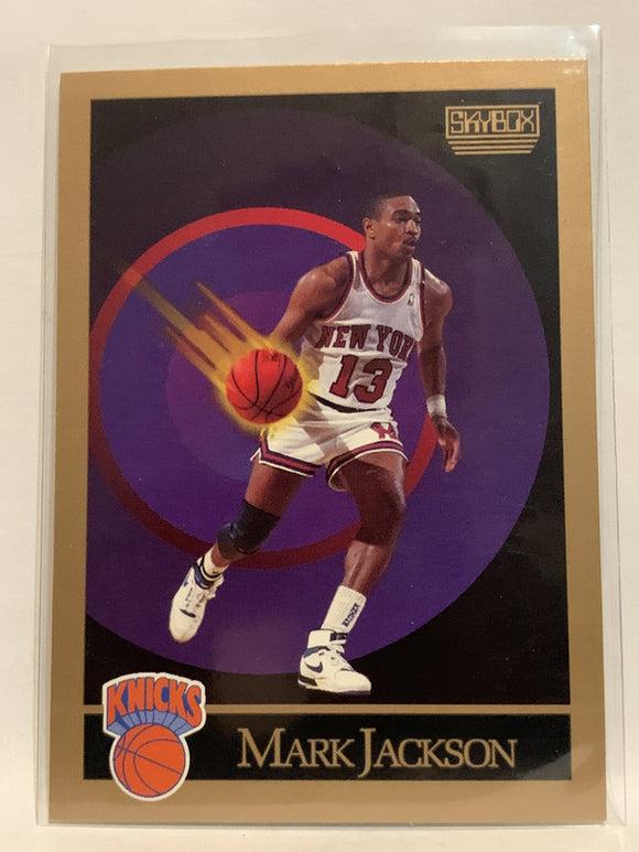 #189 Mark Jackson New York Knicks 1990 Skybox Basketball Card