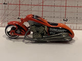 Orange Duncans Motorcycles Hot Wheels Toy Car Vehicle