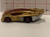 Golden Sidedrift Mcdonalds Hot Wheels Toy Car Vehicle