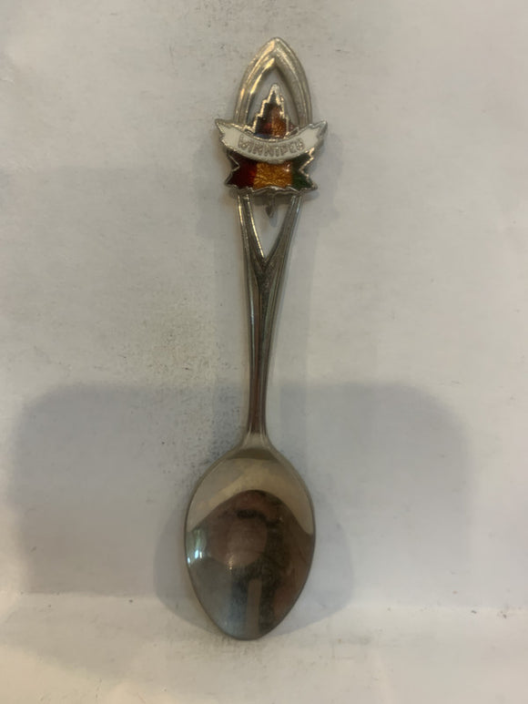 Winnipeg Maple Leaf Manitoba Souvenir Spoon