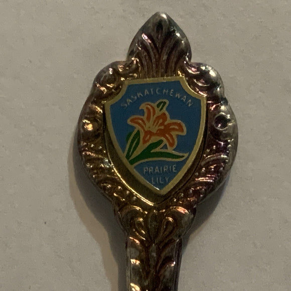 Ravensorag Saskatchewan Prairie Lily Collectable Souvenir Spoon EH