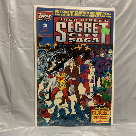 #2 of 4 Jack Kirby's Secret City Saga Topps Comics AA 6720