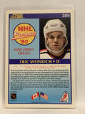 #389 Eric Weinrich Rookie New Jersey Devils 1989-90 Score Hockey Card