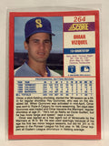 #264 Omar Vizquel Seattle Mariners 1990 Score Baseball Card