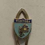 Portage La Prairie Manitoba Crocus Flower Collectable Souvenir Spoon CC
