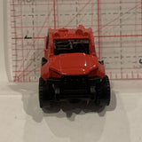 Red Bio Waste Trail Tracker ©2013 Matchbox Diecast Car BL