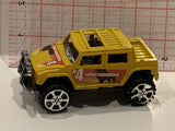 Yellow Safari Expedition #4 Hummer Toy Car Vehicle