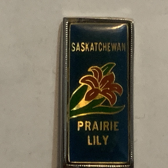 Paynton Saskatchewan Prairie Lily Flower Collectable Souvenir Spoon EM