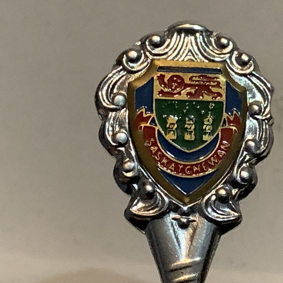 Cadillac Saskatchewan Crest Emblem Collectable Souvenir Spoon CD