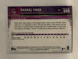 #695 Rafael Ynoa Rookie Colorado Avalanche 2015 Topps Series two Baseball Card