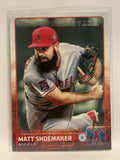 #597 Matt Shoemaker Future Stars Los Angeles Angels 2015 Topps Series two Baseball Card