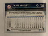 #576 Chase Headley New York Yankees 2015 Topps Series two Baseball Card