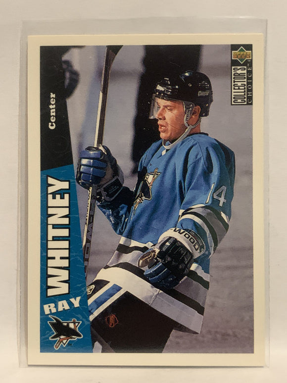 #240 Ray Whitney San Jose Sharks 1996-97 Upper Deck Collector's Choice Hockey Card