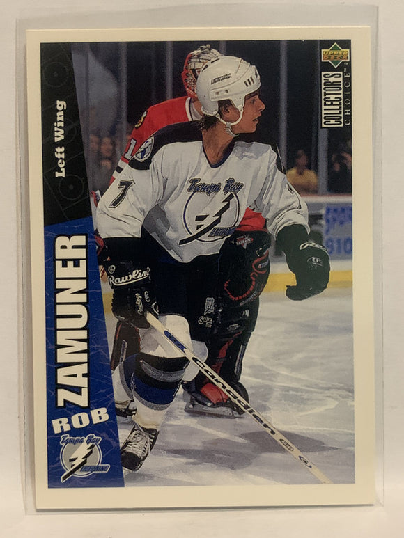#248 Rob Zamunder Tampa Bay Lightning 1996-97 Upper Deck Collector's Choice Hockey Card
