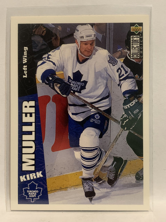 #259 Kirk Muller Toronto Maple Leafs 1996-97 Upper Deck Collector's Choice Hockey Card