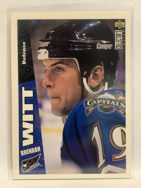 #283 Brendan Witt Washington Capitals 1996-97 Upper Deck Collector's Choice Hockey Card