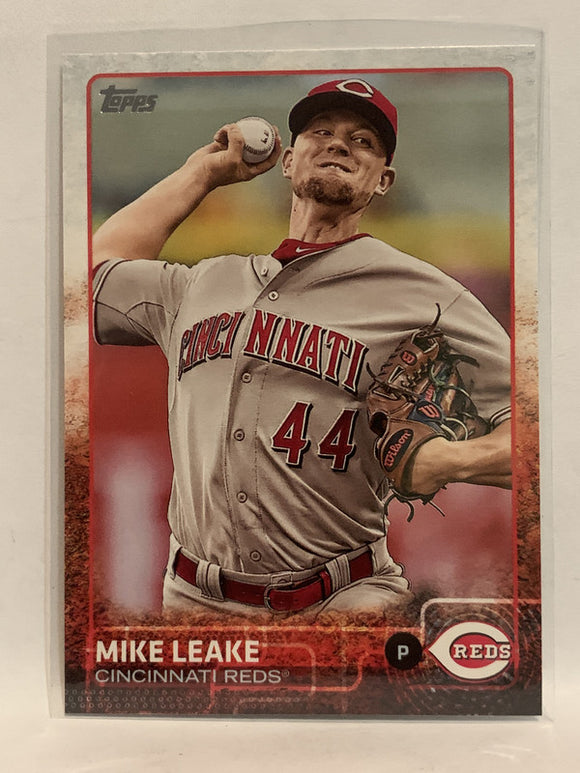 #353 Mike Leake Cincinnati Reds 2015 Topps Series two Baseball Card