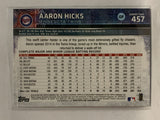 #457 Aaron Hicks Minnesota Twins 2015 Topps Series two Baseball Card