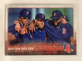 #696 Team Card Boston Red Sox 2015 Topps Series two Baseball Card