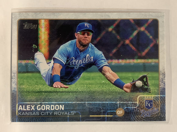 #456 Alex Gordon Kansas City Royals 2015 Topps Series two Baseball Card