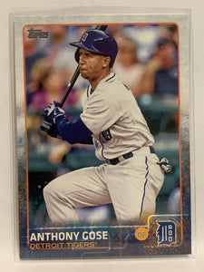 #413 Anthony Gose Detroit Tigers 2015 Topps Series two Baseball Card