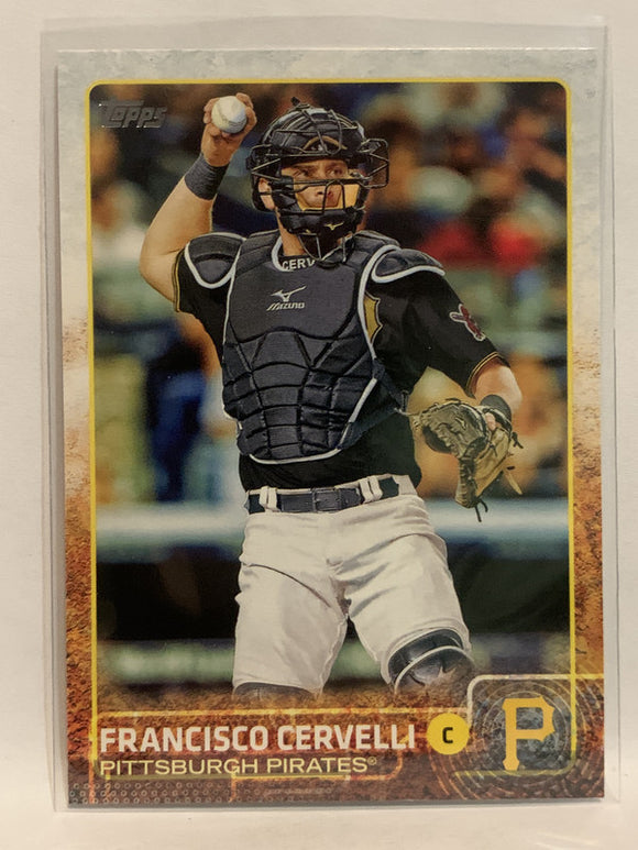 #416 Francisco Cervelli Pittsburgh Pirates 2015 Topps Series two Baseball Card