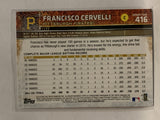 #416 Francisco Cervelli Pittsburgh Pirates 2015 Topps Series two Baseball Card