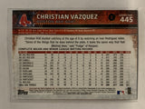 #445 Christian Vazquez Boston Red Sox 2015 Topps Series two Baseball Card