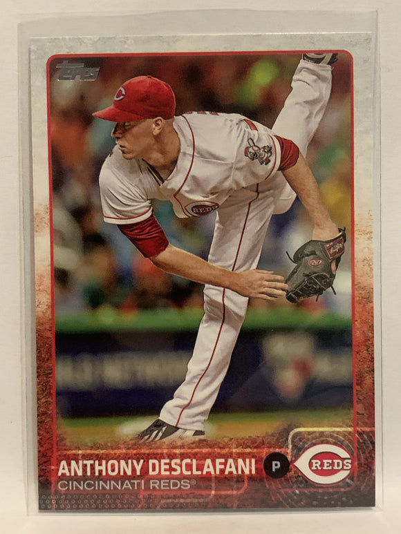 #498 Anthony DeSclafani Cincinnati Reds 2015 Topps Series two Baseball Card