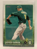 #607 Jarrod Parker Oakland Athletics 2015 Topps Series two Baseball Card