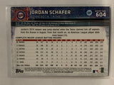 #604 Jordan Schafer Minnesota Twins 2015 Topps Series two Baseball Card