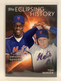 #EH-5  Dwight Gooden Tom Seaver New York Mets 2015 Topps Series two Baseball Card