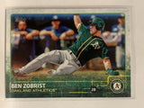 #386 Ben Zobrist Oakland Athletics 2015 Topps Series two Baseball Card