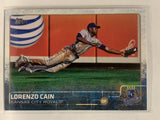 #516 Lorenzo Cain Kansas City Royals 2015 Topps Series two Baseball Card