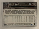 #376 Chris Sale Chicago White Sox 2015 Topps Series two Baseball Card