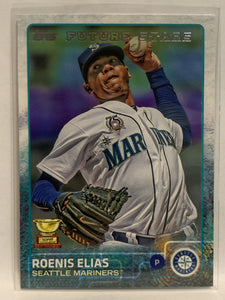 #634 Roenis Elias All Star Rookie Seattle Mariners 2015 Topps Series two Baseball Card