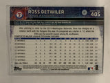 #405 Ross Detwiler Texas Rangers 2015 Topps Series two Baseball Card