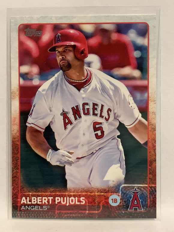 #600 Albert Pujols Los Angeles Angels 2015 Topps Series two Baseball Card