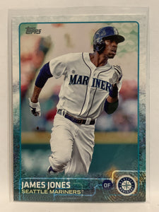 #494 James Jones  Seattle Mariners 2015 Topps Series two Baseball Card