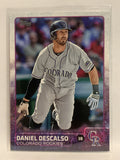 #587 Daniel Descalso Colorado Rockies 2015 Topps Series two Baseball Card