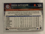 #531 Drew Hutchison Toronto Blue Jays 2015 Topps Series two Baseball Card