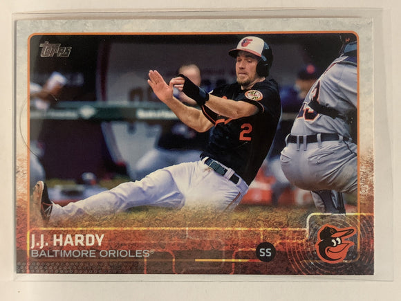 #563 J.J. Hardy Baltimore Orioles 2015 Topps Series two Baseball Card