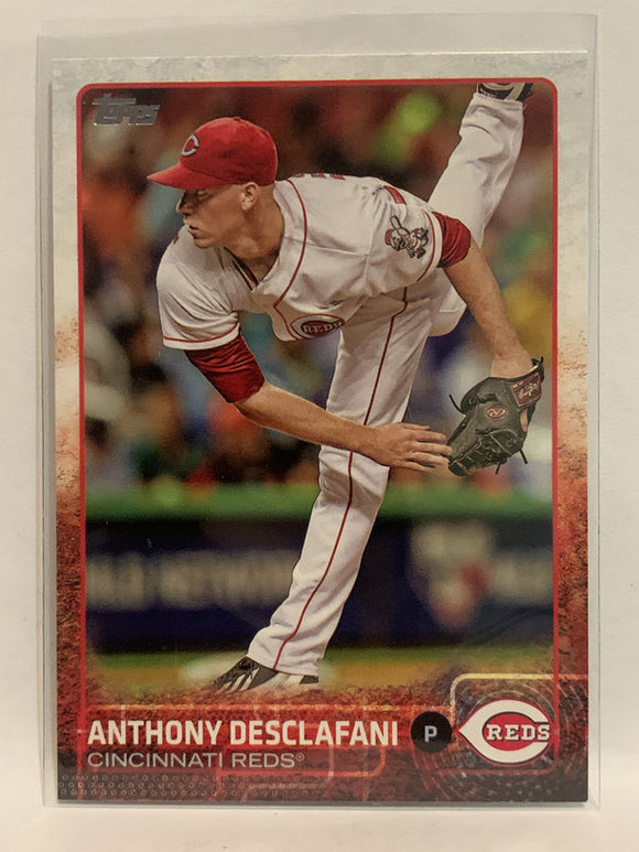 #498 Anthony DeSclafani Cincinnati Reds 2015 Topps Series two Baseball Card