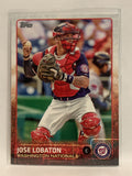 #476 Jose Lobaton Washington Nationals 2015 Topps Series two Baseball Card