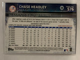 #576 Chase Headley New York Yankees 2015 Topps Series two Baseball Card