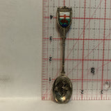 Manitoba Crest Emble Crocus Flower Collectable Souvenir Spoon CG